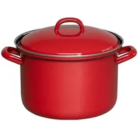 RIESS Kelomat Fleischtopf mit Deckel Rot