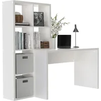 INOSIGN Regal-Schreibtisch »Triest, Computertisch mit Raumtrenner, Breite 156 cm«,