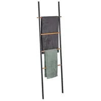 Relaxdays Relaxdays, Handtuchhalter + Handtuchhaken, Handtuchleiter