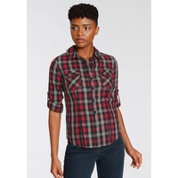Arizona Karobluse, Lässiger-Holzfäller-Look, rot