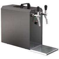 Ich-zapfe Durchlaufkühler Trockenkühler, STREAM 50K mit Luftpumpe 2-leitig Dreikant,KeyKeg,Untertheke