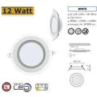 COFI 1453 LED Einbauleuchte LED Panel Glas Einbaustrahler Leuchte