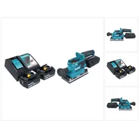Makita Makita, Schleifmaschine + 2x Akku 5,0 Ah +