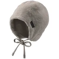 Sterntaler Mütze Flausch hellgrau, 37 cm
