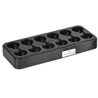 Duni LED-Ladestation 40 x 15,2 cm, schwarz,