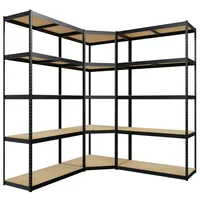 CLP 3er Regalsystem schwarz