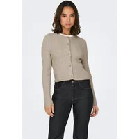 Only Strickjacke ONLKATIA LIFE LS BUTTON in Mocha meringue