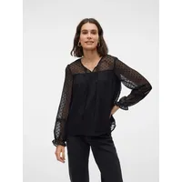 Vero Moda Leah Lace Langarmbluse Black S