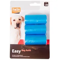 Karlie Easy Bag, Hundekotbeutel, 3 Rollen, Plastik, Blau