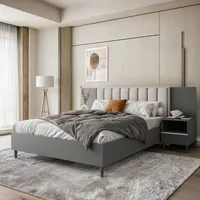 Beautysofa Polsterbett STELLA 160x200cm - Designerbett mit Bettkasten, Lattenrost