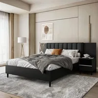 Beautysofa Polsterbett STELLA 160x200cm - Designerbett mit Bettkasten, Lattenrost