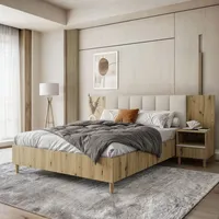 Beautysofa Polsterbett LECTUS 160x200cm - Designerbett mit Bettkasten, Lattenrost
