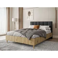 Beautysofa Polsterbett LECTUS 160x200cm - Designerbett mit Bettkasten &