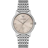 Emporio Armani Herren Analog Automatik Uhr mit Edelstahl Armband