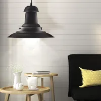 Searchlight Industrie Stil Pendel Leuchte Wohn Ess Zimmer Decken