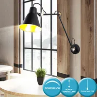 Searchlight Wand Lampe verstellbar Wohn Arbeits Zimmer Beleuchtung Lese