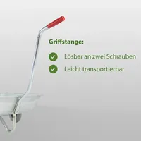 Baumarktplus Schubkarre Friedhofskarre Pflanzkarre Gartenkarre Traglast 100 kg Volumen