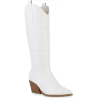 VAN HILL Damen Stiefel Cowboystiefel Stickereien Schuhe 838830 -