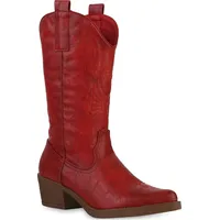 VAN HILL Cowboystiefel in Rot