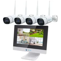 LuVision Dual WLAN Funk Kamera Set Überwachungssystem mit Monitor