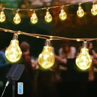 Salcar 5M LED Lichterkette Außen Solar & USB 10
