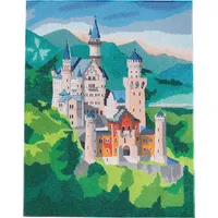 Craft Buddy Ltd. Crystal Art Leinwandbild Neuschwanstein
