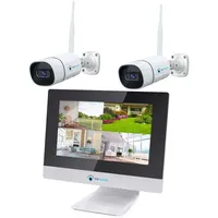 LuVision Dual WLAN Funk Kamera Set Überwachungssystem mit Monitor