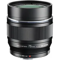 OM System M.Zuiko Digital ED 75mm f/1,8 MFT schwarz