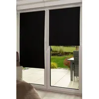 K-HOME 542890-20 Klemmfix Rollo Verdunklung, Schwarz, 50 x 200