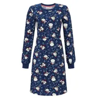 RINGELLA Sleepshirt mit Strickbündchen Farbe Dark Denim, Größe 52