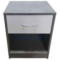 Hti-Living HTI living Nachtschrank mit 1 Schublade Nina Beton