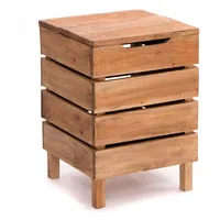 DESIGN DELIGHTS Wäschekorb, Natur, Holz, 35x50x35 cm, Ordnen |