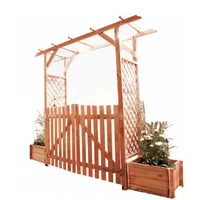 Promadino Pergola »Bamberg«, Breite: 240 cm - braun