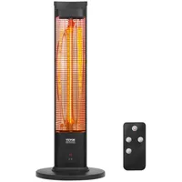 Vevor Heizstrahler Infrarot 2000W Wärmestrahler Fernbedienung 3 Gänge Timer
