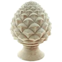 Dekoleidenschaft Deko Zapfen "Pigna" aus Terracotta, 28 cm hoch,