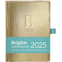 DuMont Buchverlag Brigitte Goldkalender 2025 - Buchkalender - Taschenkalender