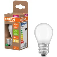 Osram LED-Lampe in klassischer Miniballform, mit dekorativem LED-Filament im