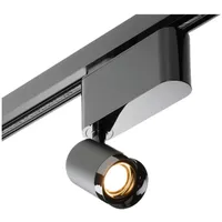 Grau Set Focus Strahler LED für Euro Schiene, schwarz