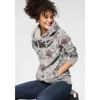 Ragwear GRIPY FLOWERS O Hoodie Floral Weiß XXL