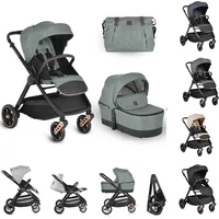 Cangaroo Kombikinderwagen Macan 2 in 1 Babywanne Sportsitz Tasche