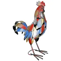 Gilde große Deko Figur Hahn XL - Tierfigur Skulptur