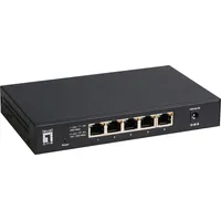 LevelOne GEU-0525 (5 Ports), Netzwerk Switch Schwarz