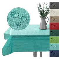 Heimtexland Outdoor Tischdecke Gartentischdecke wasserfest wetterbeständig rutschfest waschbar Outdoortischdecke