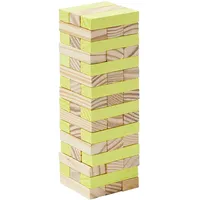 Sunnylife S2WTTOXX Travel Jumbling Tower Lime Reisebrummelturm, Limettengrün, Mehrfarbig
