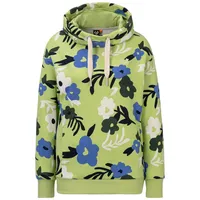 Ragwear Kapuzensweatshirt YODIS PRINT floraler Allover Print grün M