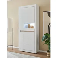 INOSIGN Vitrine »Chester, Hochschrank mit Stauraum, Glasvitrine, Anrichte, Weiß