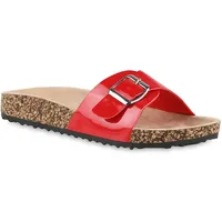 VAN HILL Damen Sandalen Pantoletten Bequeme Schuhe 838956, Farbe: