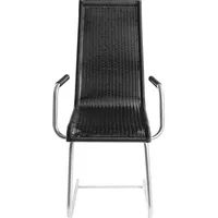 WK Wohnen Freischwinger WK WOHNEN "WK 7401", schwarz (onyxschwarz,