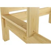 Erst-Holz Etagenbett für Erwachsene 100x190 Nische 100 teilbar mit