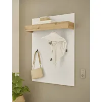 INOSIGN Garderobenpaneel »GIRON/CiTY, Wandregal in Wotan Eiche, Flurgarderobe mit